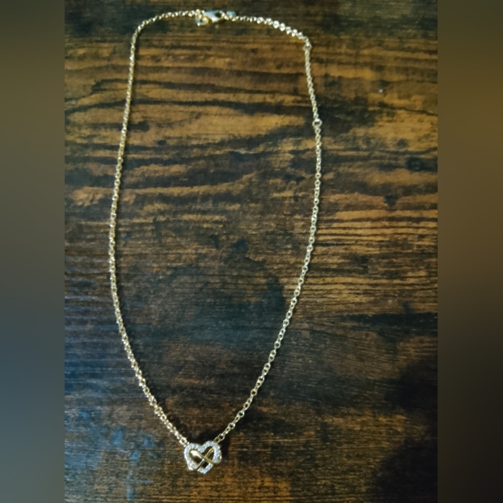 Pandora Gold Heart Necklace